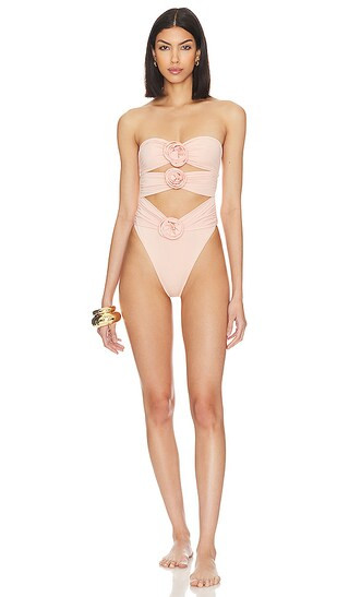 Vesna One Piece in Quartz Rose | Revolve Clothing (Global)