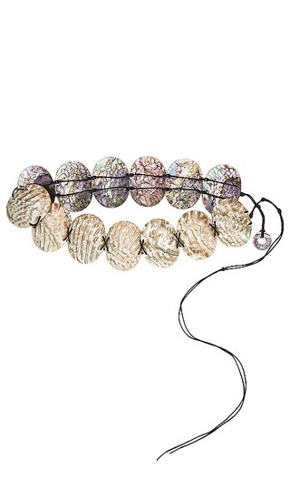 Oval Belt in Abalone | Revolve Clothing (Global)