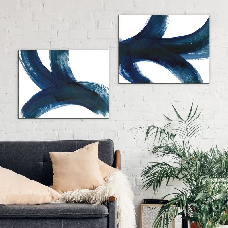 On the Move I/II by Karen Moehr - 2 Piece Wrapped Canvas Painting Print Set | Wayfair North America