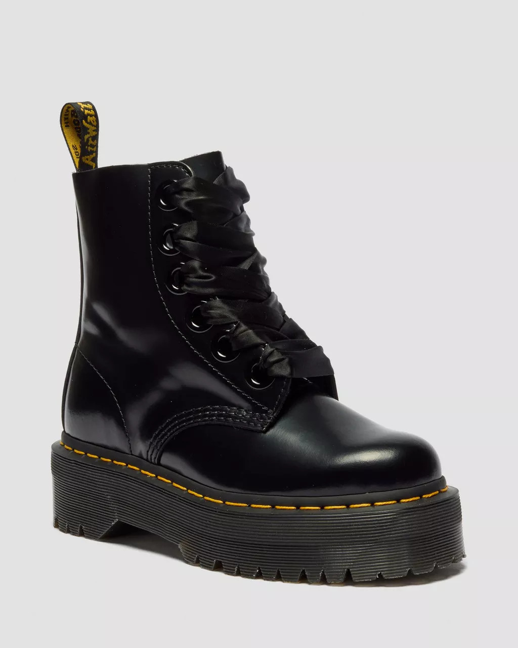 Molly Women's Leather Platform Boots | Dr. Martens
