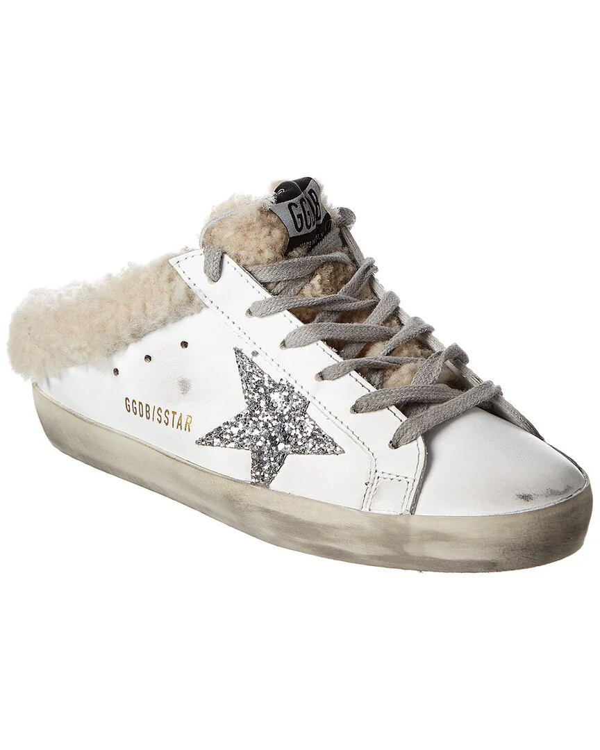 Golden Goose Superstar Sabot Leather Mule | Shop Simon