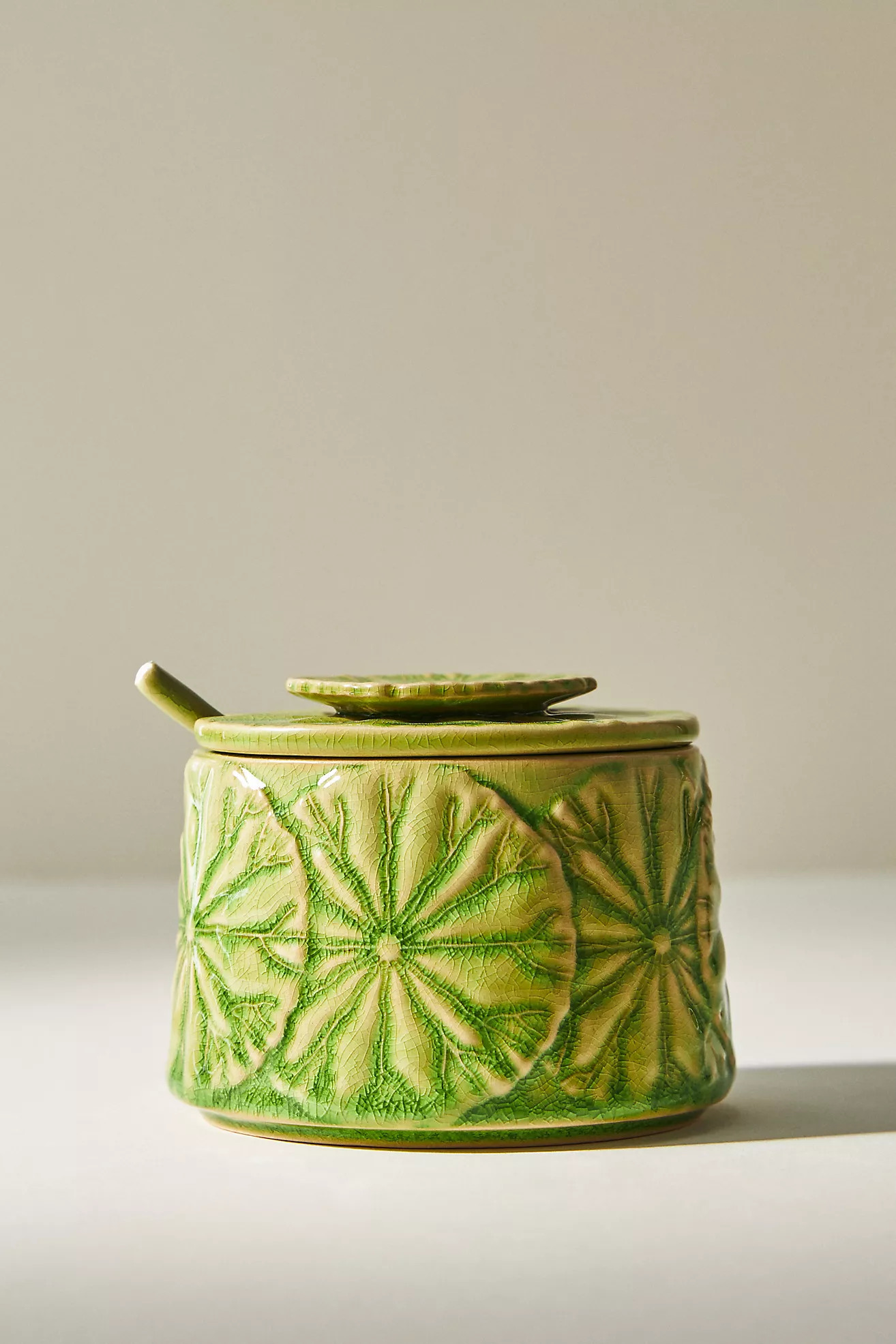 Lilypad Sugar Pot | Anthropologie (US)