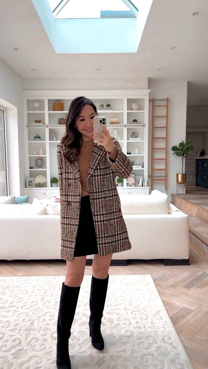 Love this autumn ready outfit from the #NSale! I took a size XS in the coat and the sweater 😍