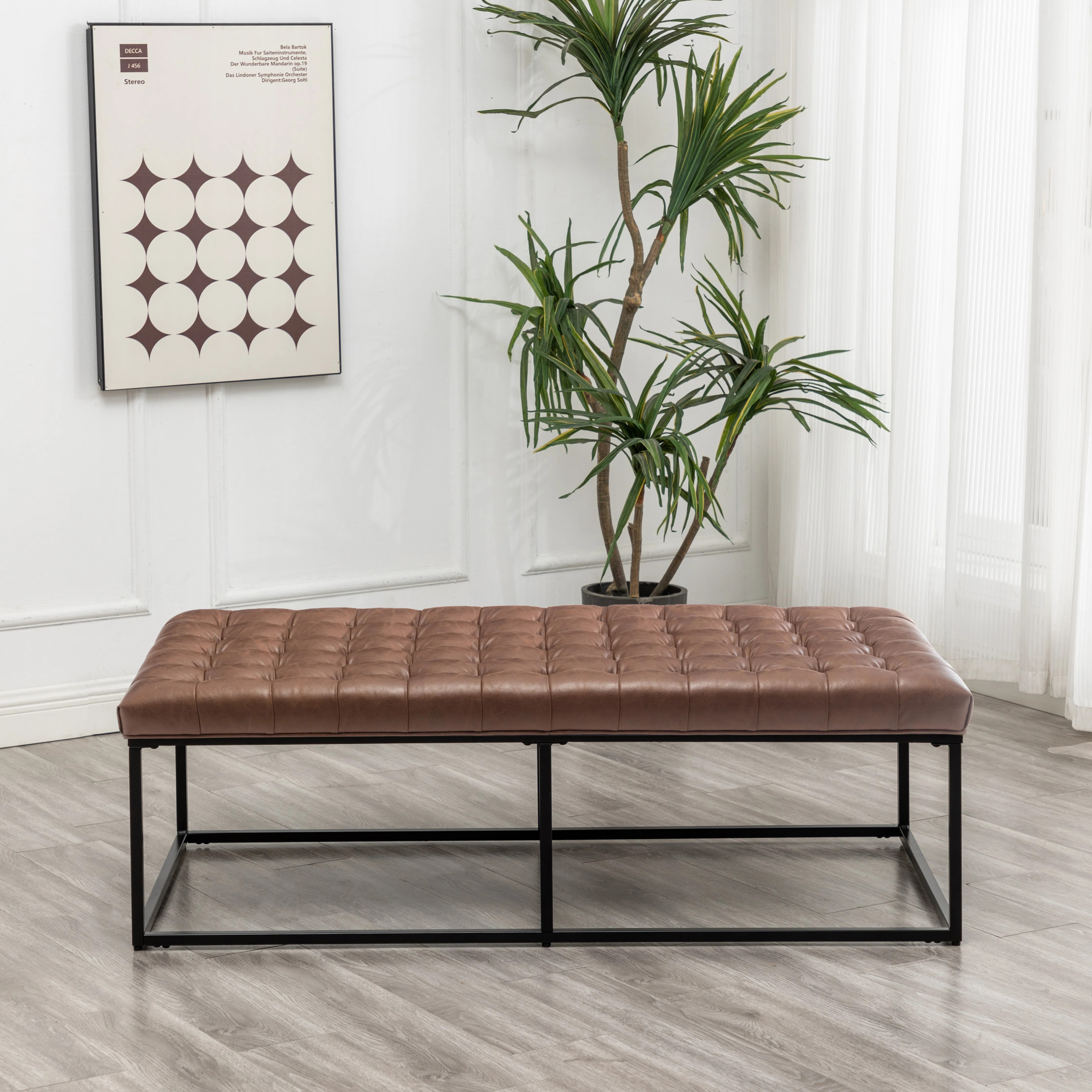 Trent Austin Design® Pennock Faux Leather Ottoman & Reviews | Wayfair | Wayfair North America