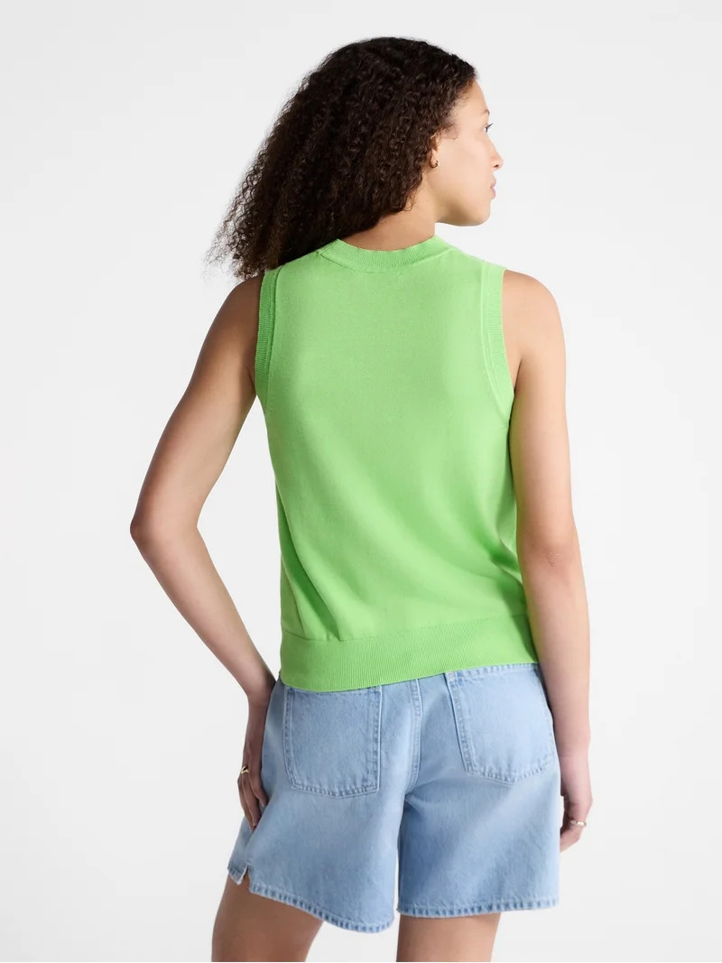 Free Assembly Women's and Women's Plus Graphic Sweater Shell, Sizes XS-4X | Walmart (US)