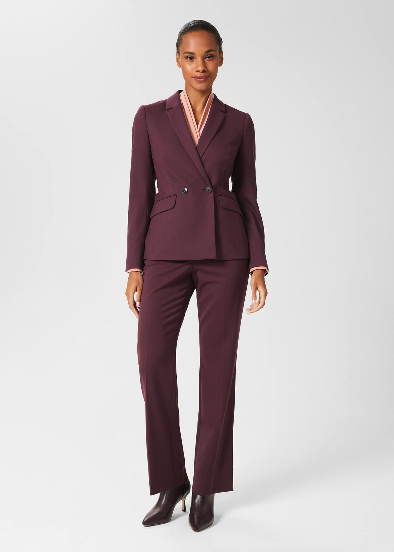 Hetty Wool Blend Blazer | Hobbs