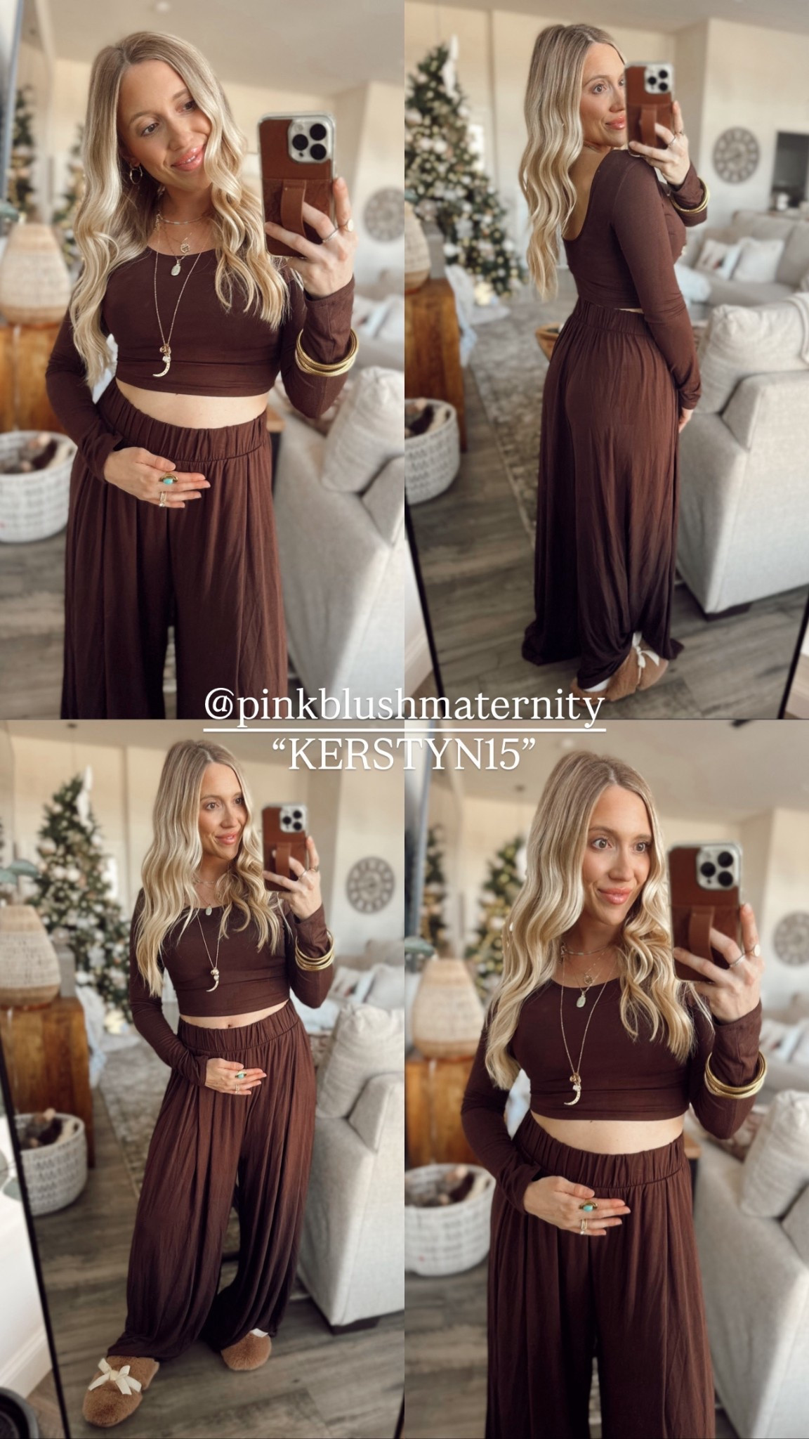 Fall maternity style I’m loving 🤎
This PinkBlush brown two-piece set is the perfect wide-leg matching set for pregnancy — cozy enough for home, cute enough for out. Linking the full look below! 

Comfy + chic maternity outfit 🤎

PinkBlush is the definition of bump-friendly essentials. 🙌🏻✨



#LTKBump #LTKBaby #LTKStyleTip