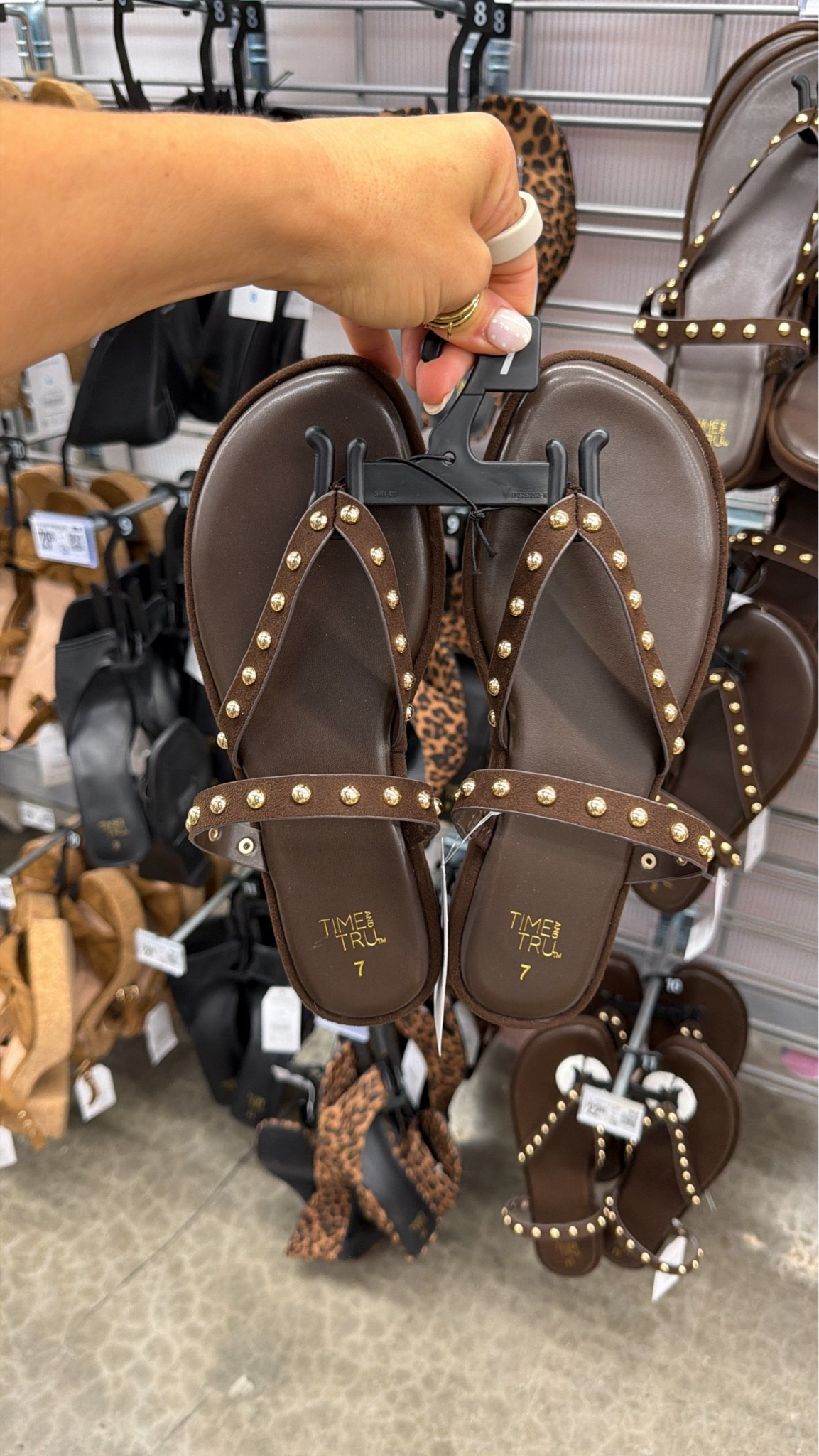 Walmart shoes that look way more expensive than they are 😍🤎 these studded sandals are SO good!

#WalmartFinds #WalmartFashion #AffordableFashion #WalmartStyle #LTKFinds #LTKFashion #SummerStyle
