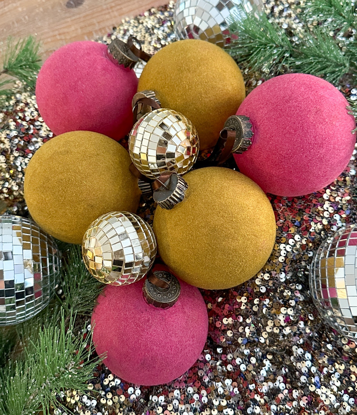 DIY flocked ornaments. DIY velvet ornaments. Flocked ornaments. Velvet ornaments. Flocked Christmas ornaments. Velvet Christmas ornaments. DIY Christmas ornaments.

#LTKSeasonal #LTKHoliday #LTKhome