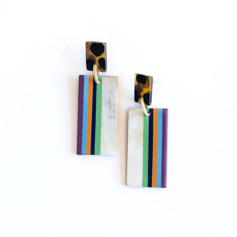Sullivan's Island Cabana Earrings | Sunshine Tienda
