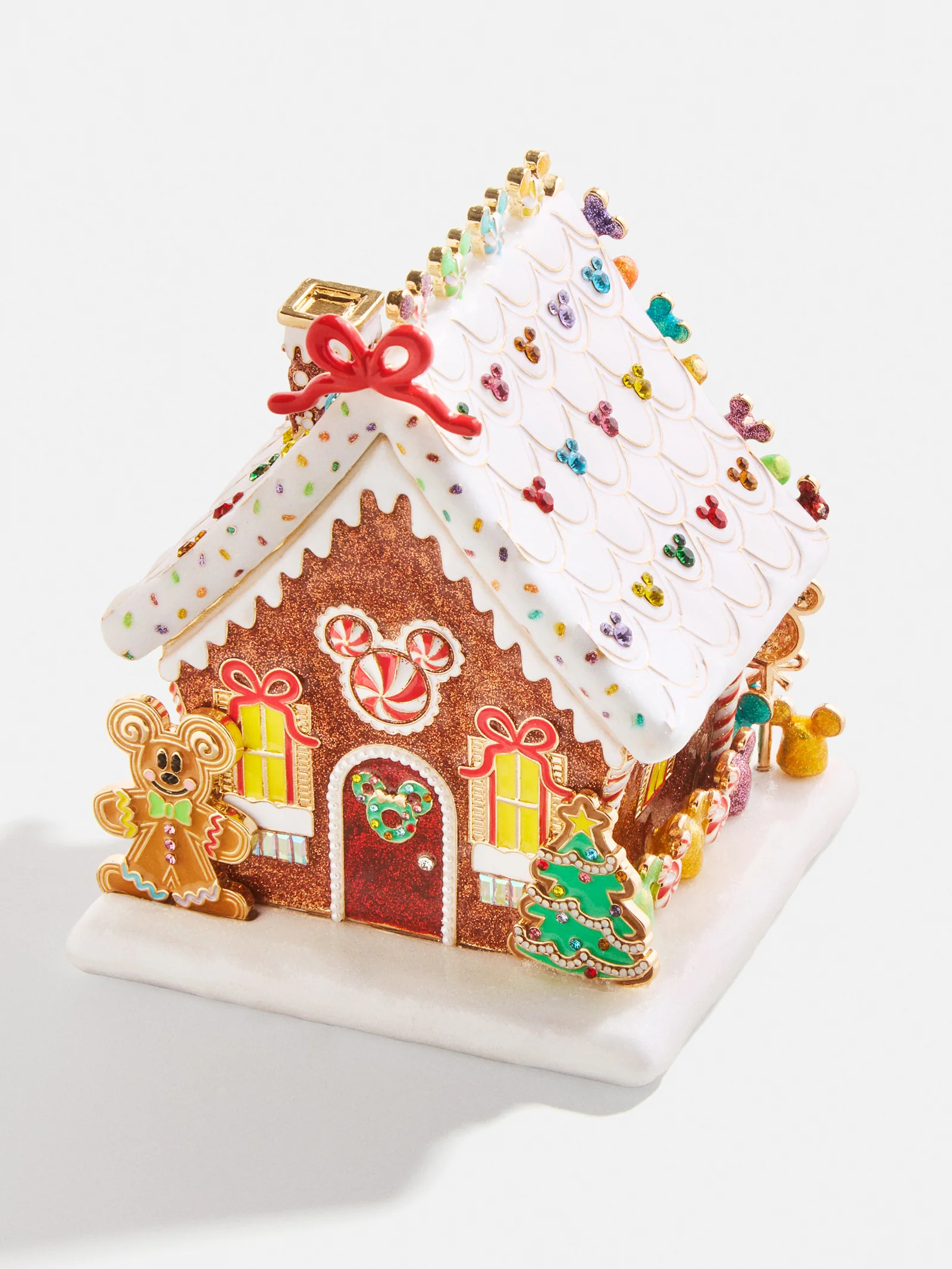 Disney Mickey Mouse Gingerbread Trinket Box - Brown | BaubleBar