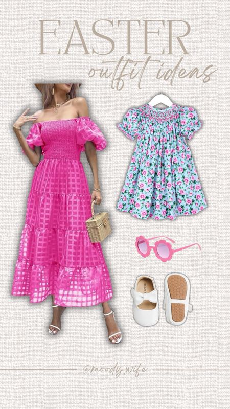 Easter outfit for mommy & me! Pink easter dress with smocked toddler or bay dress! #amazonfashion #smockedoutfits #firsteaster #momandme

#LTKparties #LTKstyletip #LTKfindsunder100