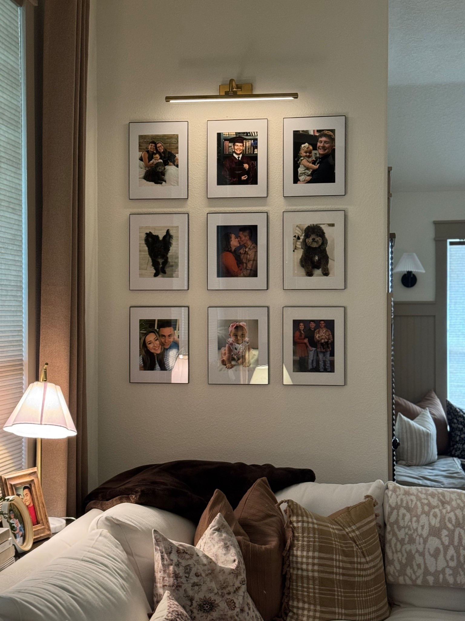 This wireless picture lamp completed this space perfectly and adds a cozy glow. 

#LTKHome
