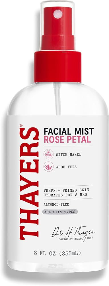 Thayers Alcohol-Free Witch Hazel Facial Mist Toner with Aloe Vera, Rose Petal, Soothing and Hydra... | Amazon (US)