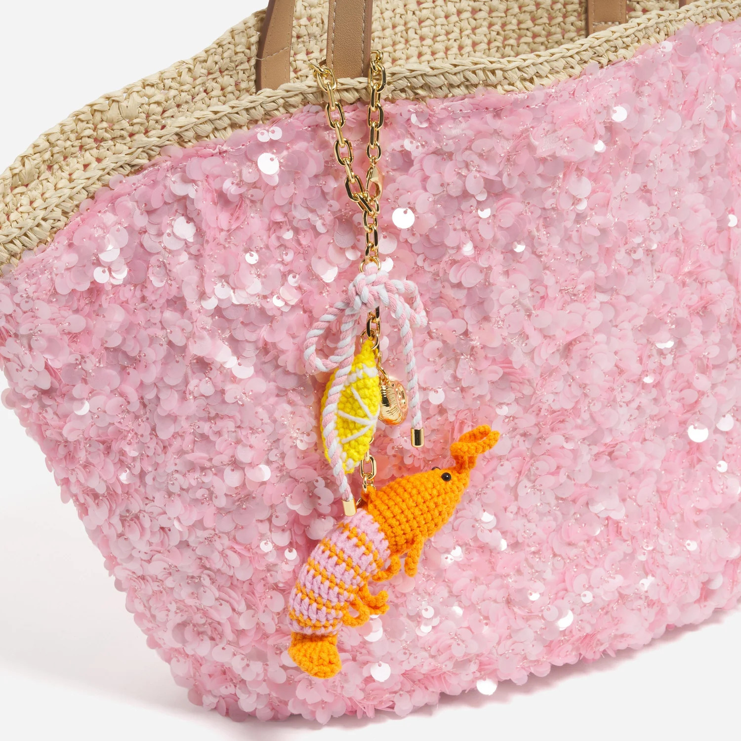 Mallorca Shrimp Bag Charm Cluster | Stoney Clover Lane | Stoney Clover Lane