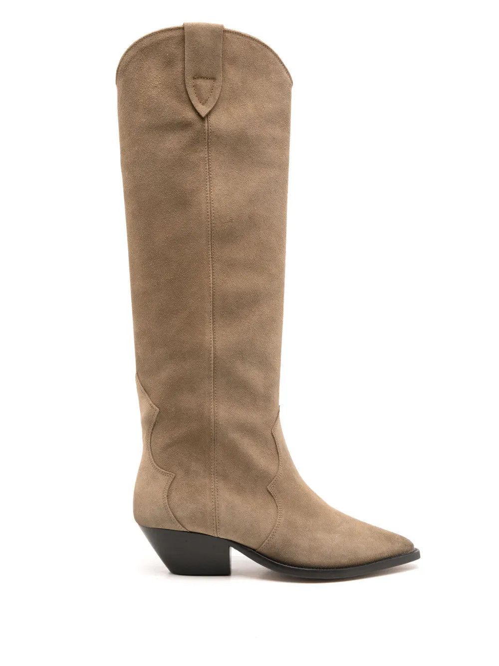 ISABEL MARANT Denvee 40mm knee-high boots - Brown | Farfetch Global