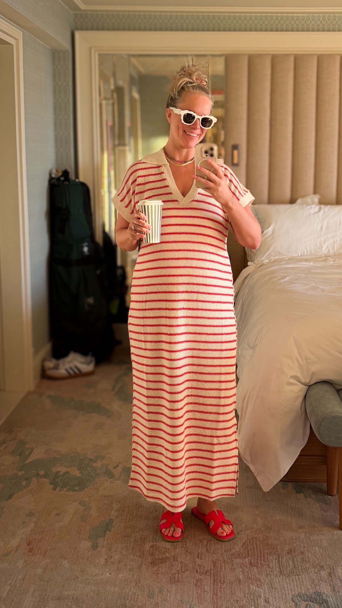 Heading to breakfast in palm beach! This striped knit is a great casual maxi that doubles as a beach cover up! 

#LTKootd #LTKTravel #LTKSaleAlert
