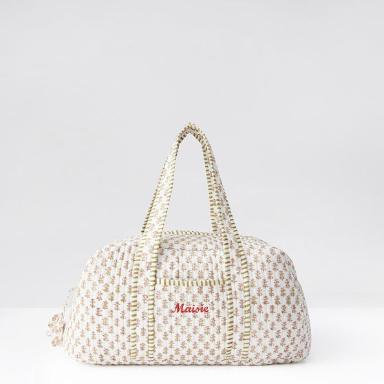 Block Print Duffle Bag | Mark and Graham