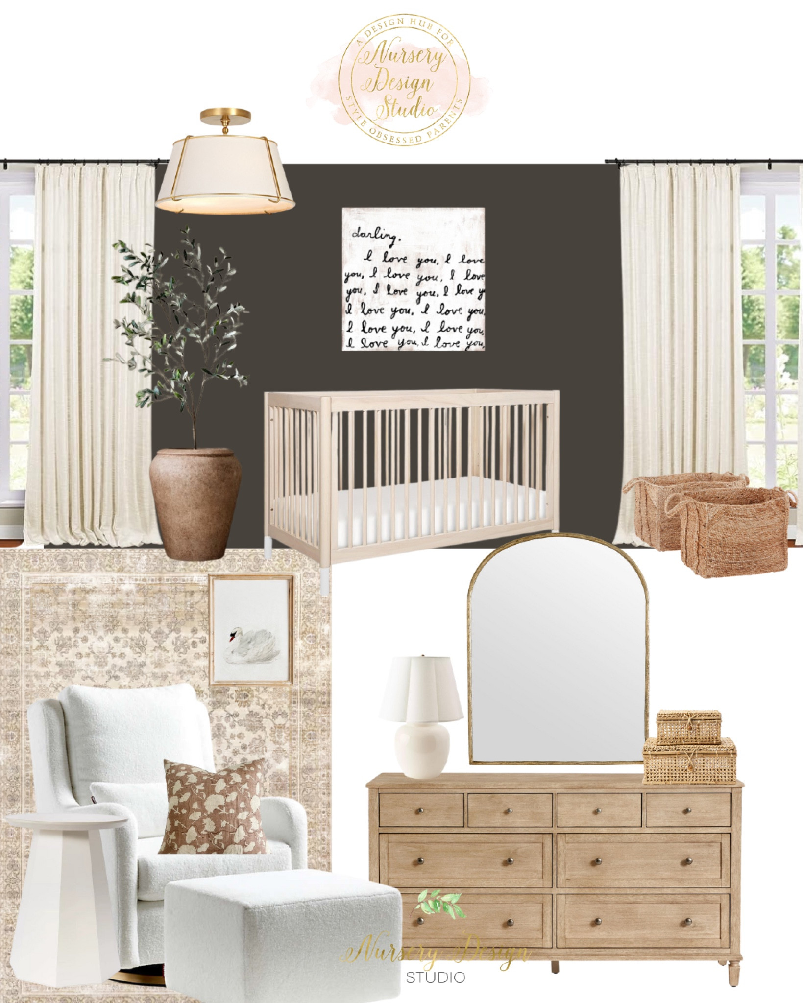 Baby room inspiration 

White washed crib, dresser, beige rug, nursery chair, blackout curtains 

#LTKSaleAlert #LTKHome #LTKBump
