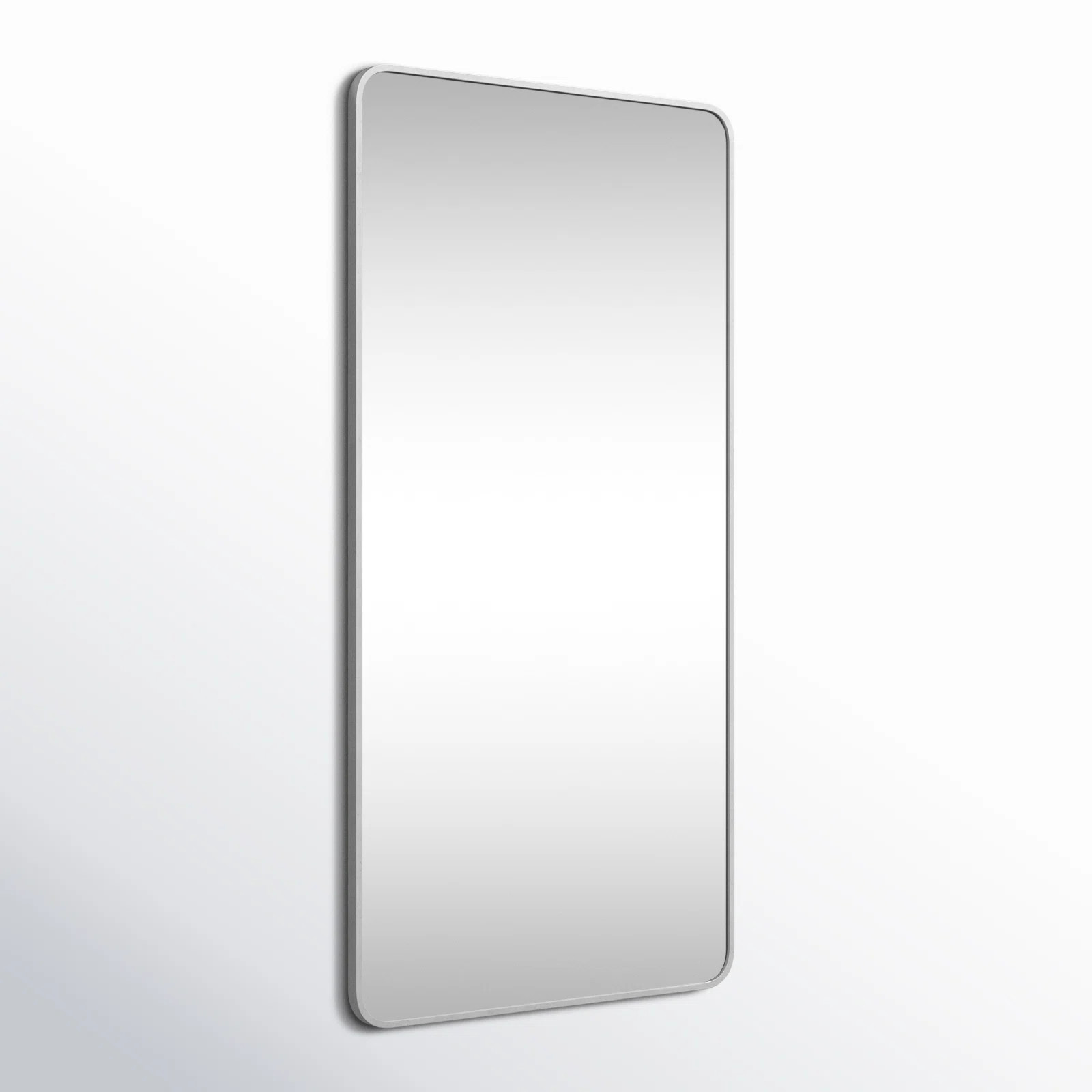 Sabine Metal Rounded Rectangle Wall Mirror | AllModern