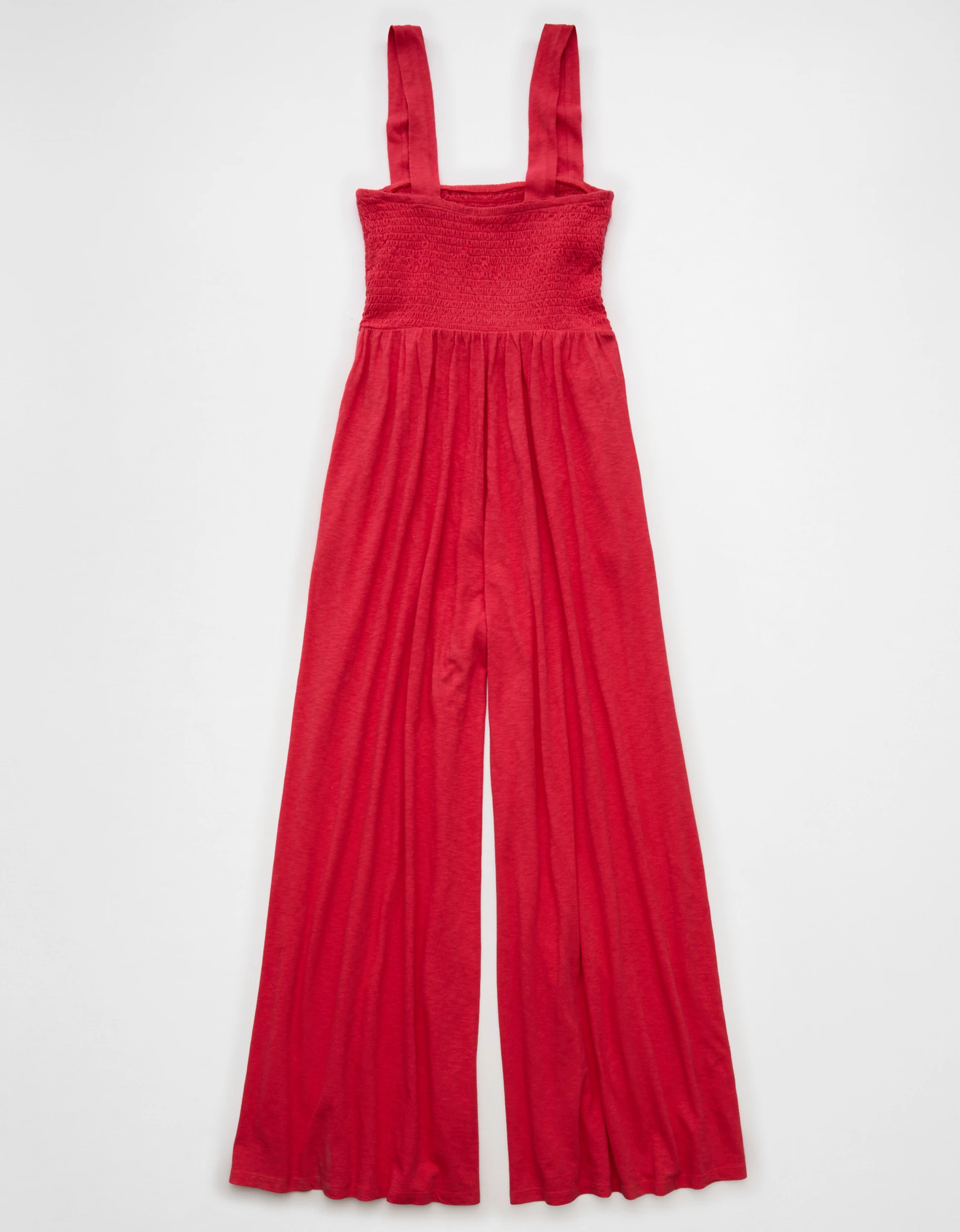 AE Sunchaser Knit Smocked Jumpsuit | American Eagle Outfitters (US & CA)