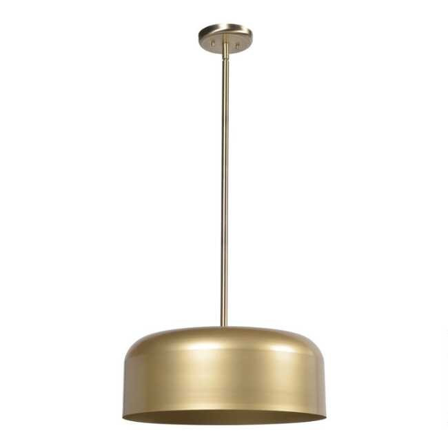 Antique Brass and Gold 2 Light Lloyd Pendant Lamp | World Market