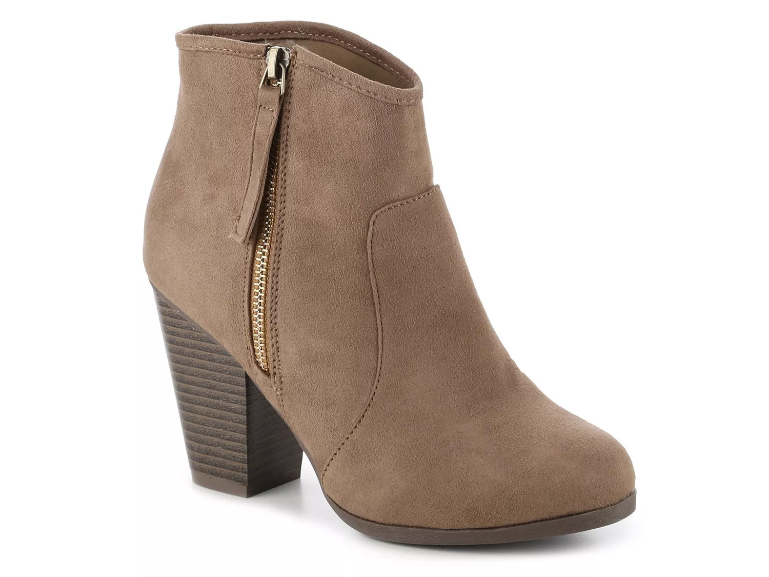 Journee Collection Link Bootie | Women's | Taupe | Size 11 | Boots | DSW