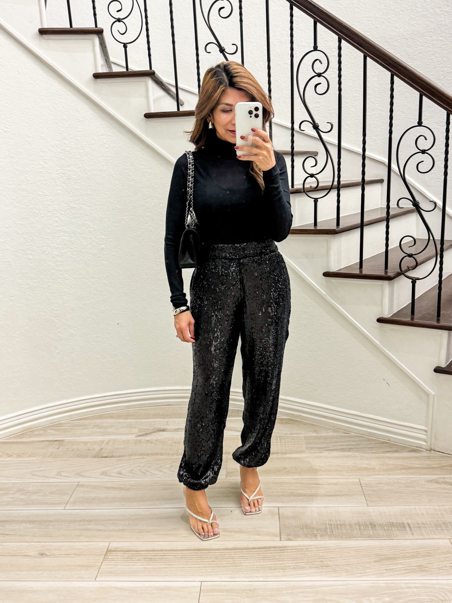 Top in small(could have used XS too, it’s stretchy).
Sequined pants in XS tts
Sandals tts(also linked another pair): both tts.
Nye Outfit, holiday outfit 

#LTKSeasonal #LTKHoliday #LTKparties