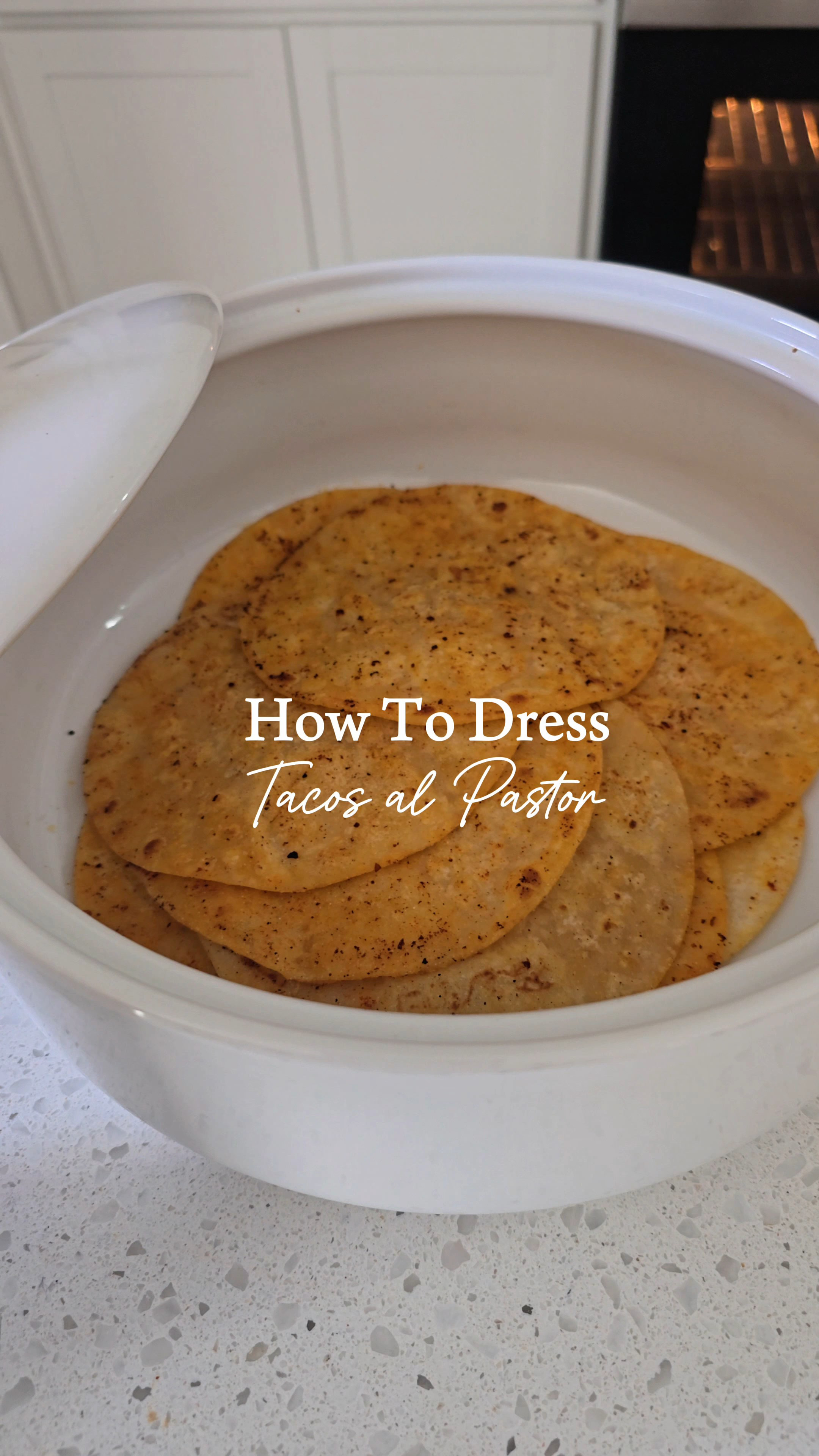 How to dress your tacos al pastor. Keep your tortillas warm with a ceramic warmer and use a syrup dispenser to drizzle your homemade salsa! #williamsonoma #kitchenfavorites #tacos 

#LTKfoodie #LTKHome #LTKdayinmylife