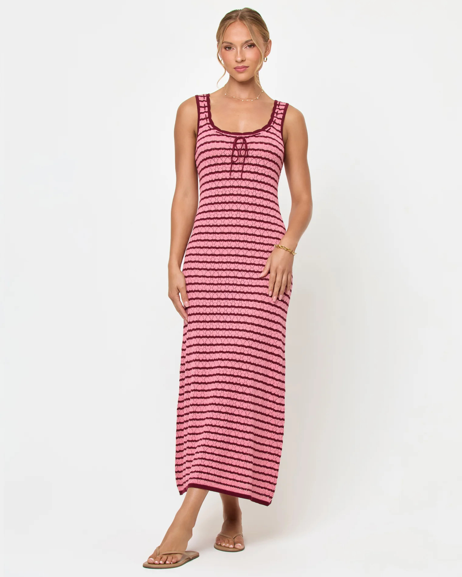 Rosalie Maxi - Strawberry Stripe | L*Space