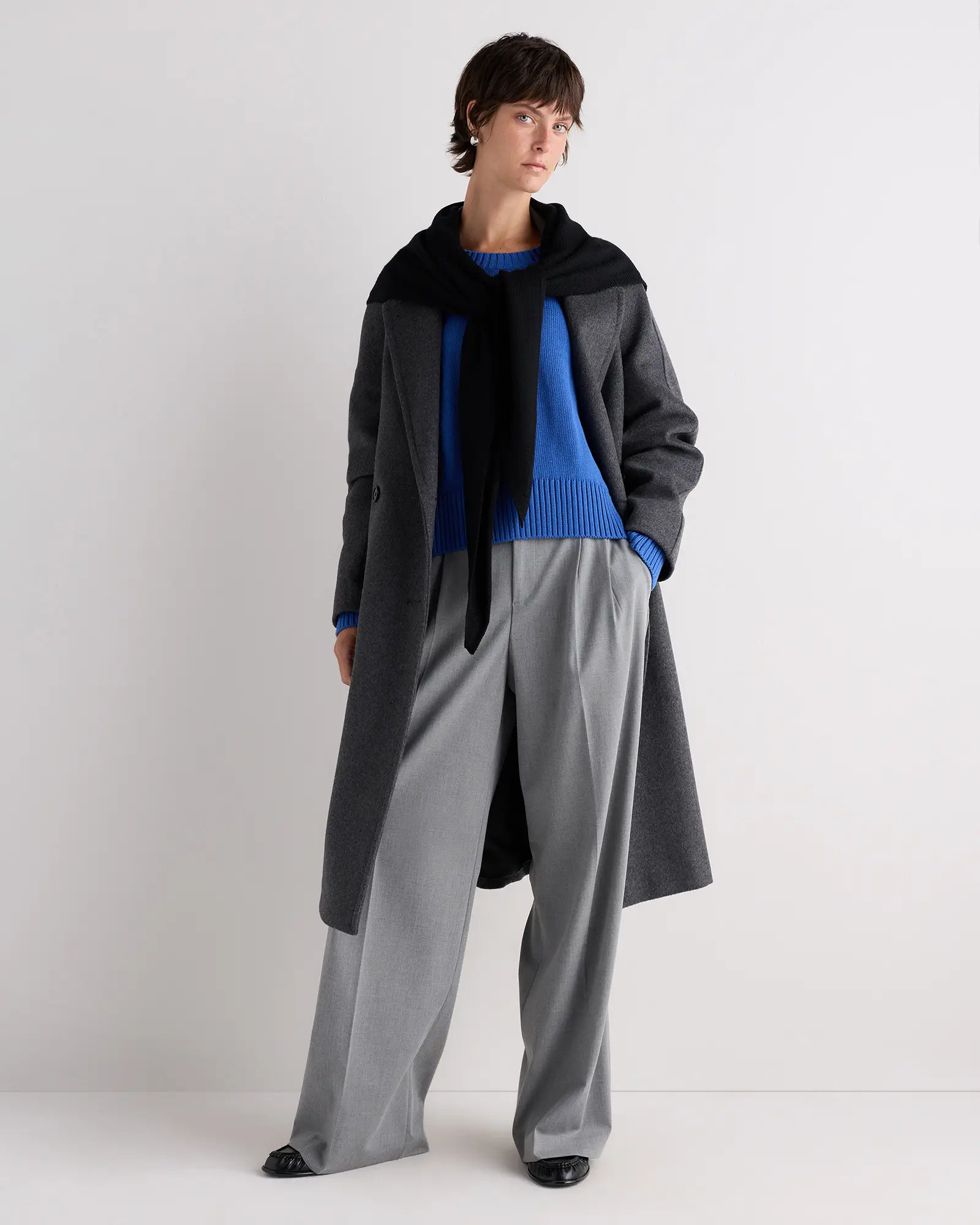 100% Merino Wool Large Triangle Scarf | Quince