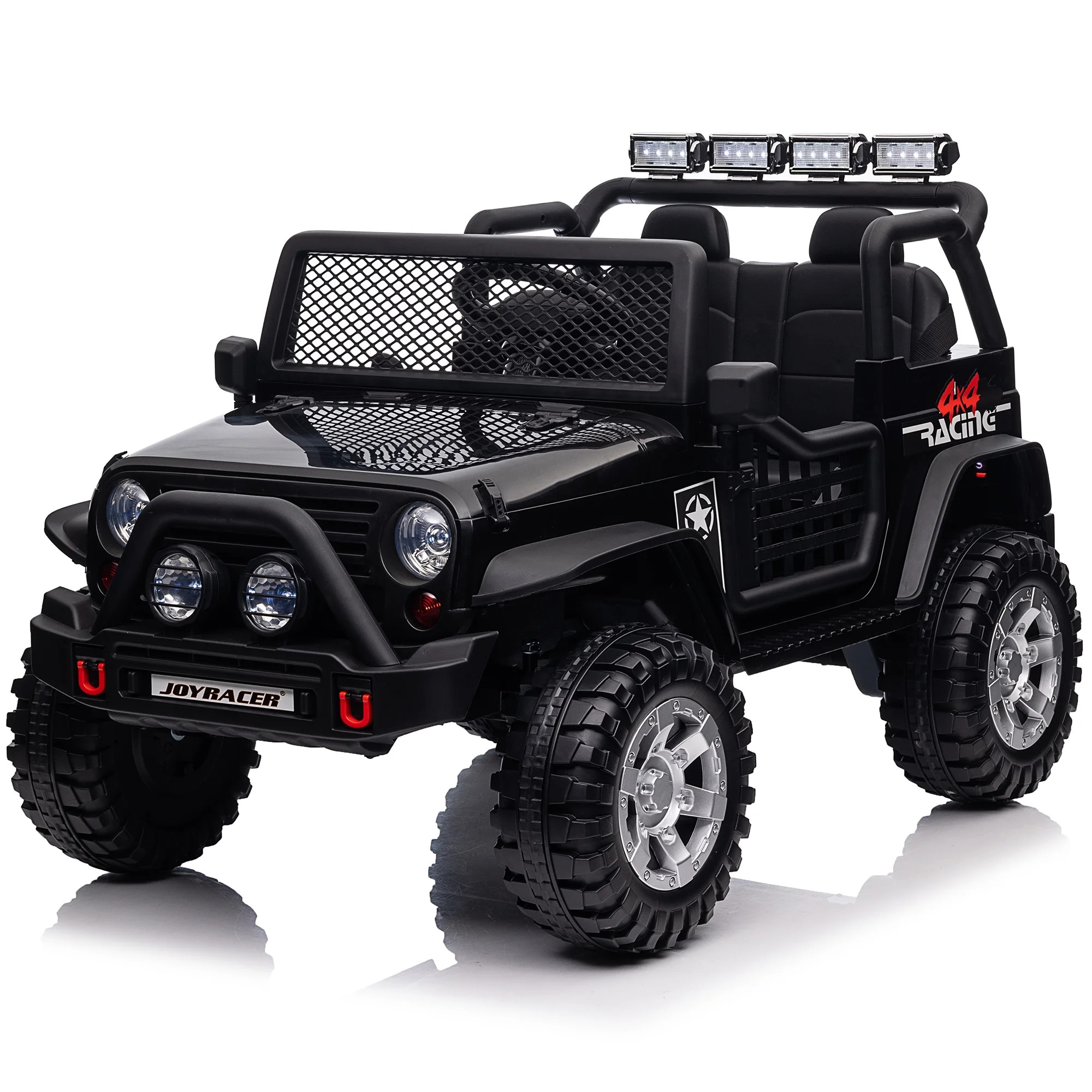 Joyracer 24V Kids Ride on Truck Car with Remote Control & 2 Seater, 2*200W Motor, 9 AH Battery Po... | Walmart (US)