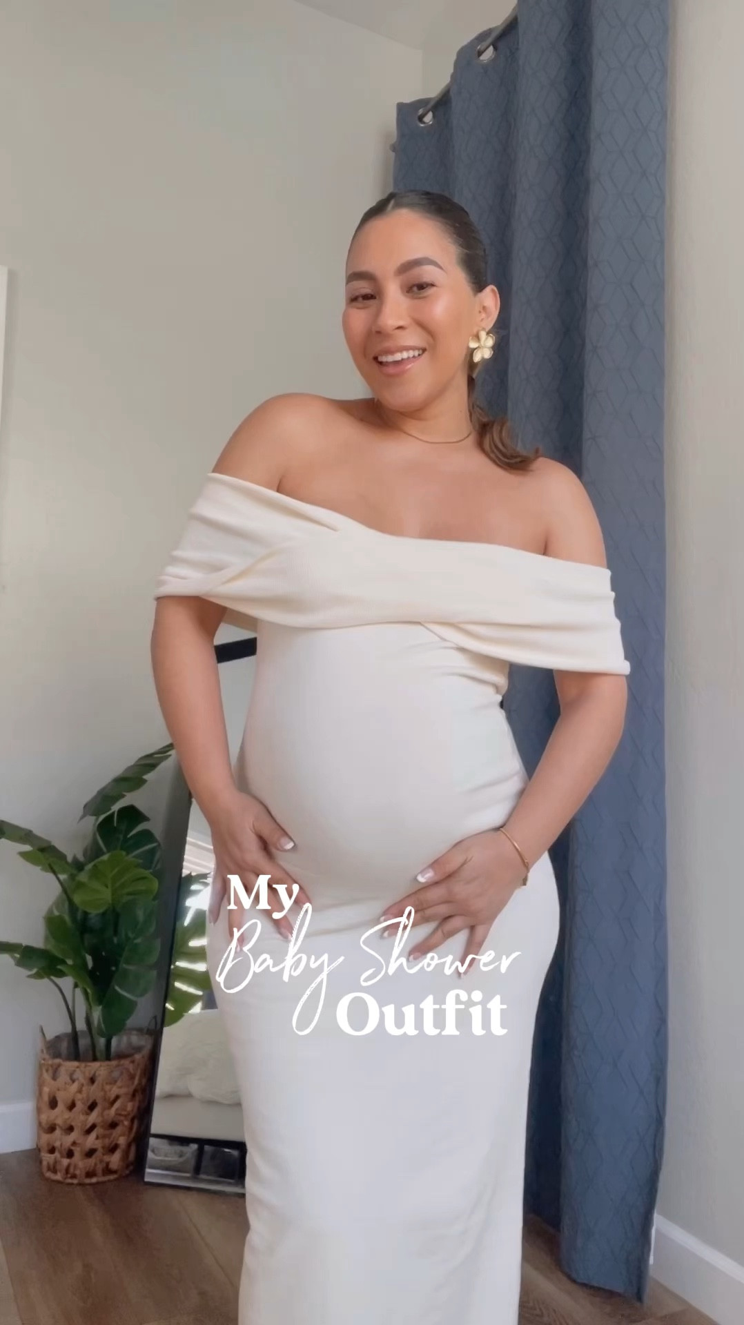 MY BABYSHOWER DRESS!!! Hi girls, this is the most requested dress from my pregnancy era. I ordered in size M, and remember Meshki is not a maternity brand (so just in case I ordered one size more than I used to wear)

#LTKBeauty #LTKBump #LTKBaby