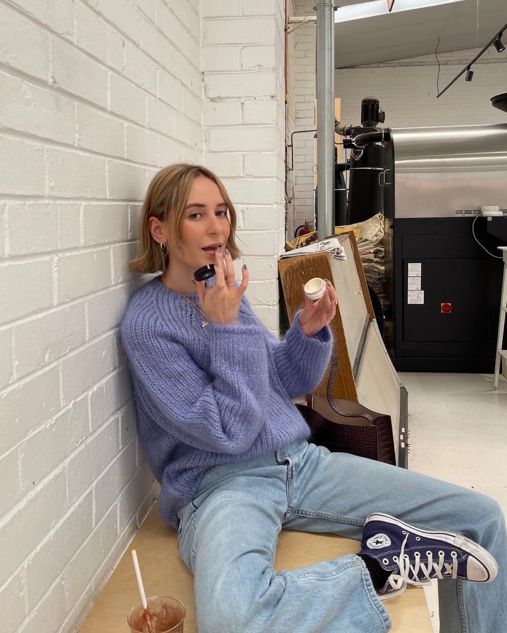 size small in jumper 
jeans are vintage but i’ve linked similar 

#LTKSeasonal #LTKaustralia #LTKeurope