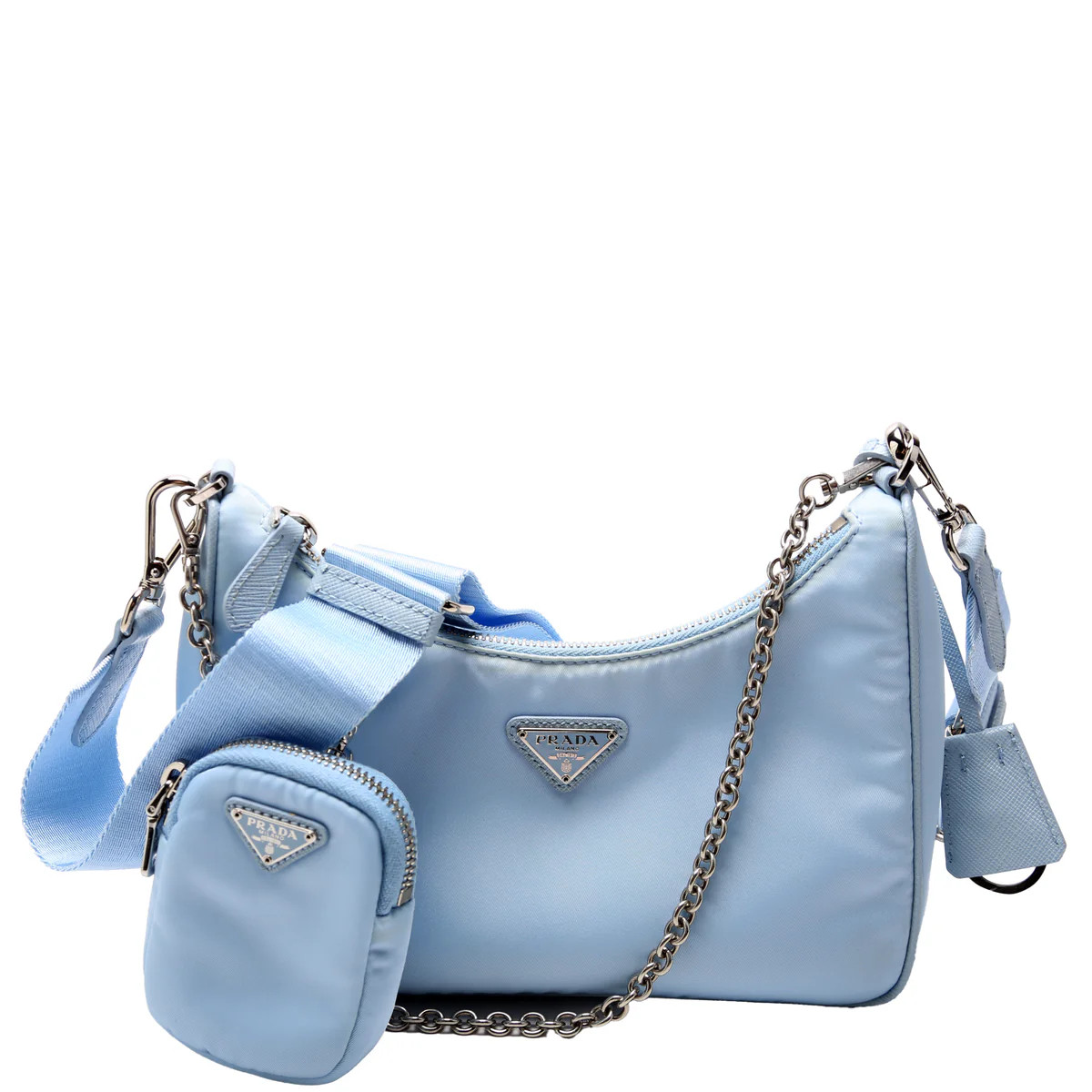 Nylon Re-Edition 2005 Shoulder Bag Blue | Keeks Designer Handbags