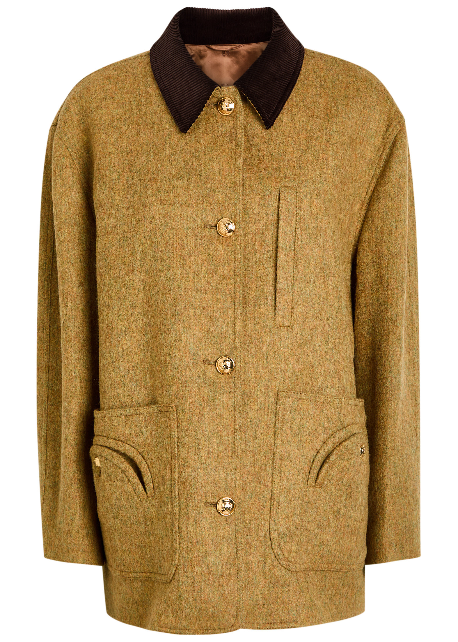 Clelia brushed wool jacket | Harvey Nichols