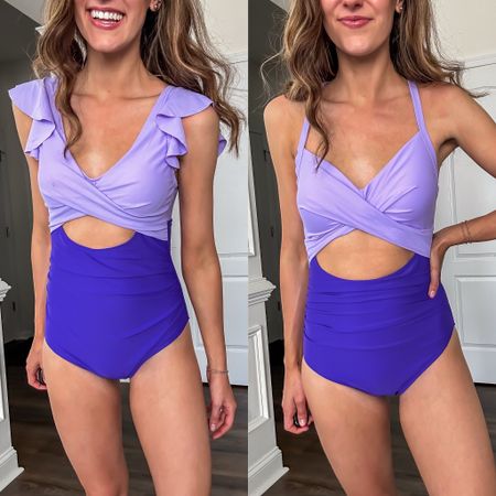 Purple color block swimsuit options

Ruffle sleeve swimsuit // purple bathing suit // swimsuit with cutout // twist front bathing suit // Amazon swimwear 

#LTKSeasonal #LTKFindsUnder50 #LTKSwim