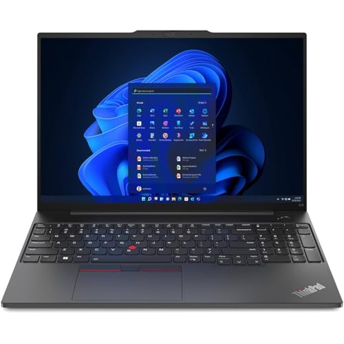 Lenovo ThinkPad E16 Gen 1 21JN0040US 16" Touchscreen Notebook - WUXGA - Intel Core i5 13th Gen i5-1335U - 16 GB - 512 GB SSD - English Keyboard - Graphite Black | Amazon (US)