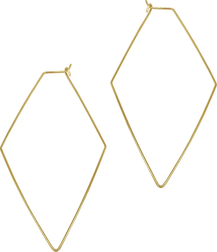 Water Resistant Geometric Hoop Earrings | Nordstrom Rack