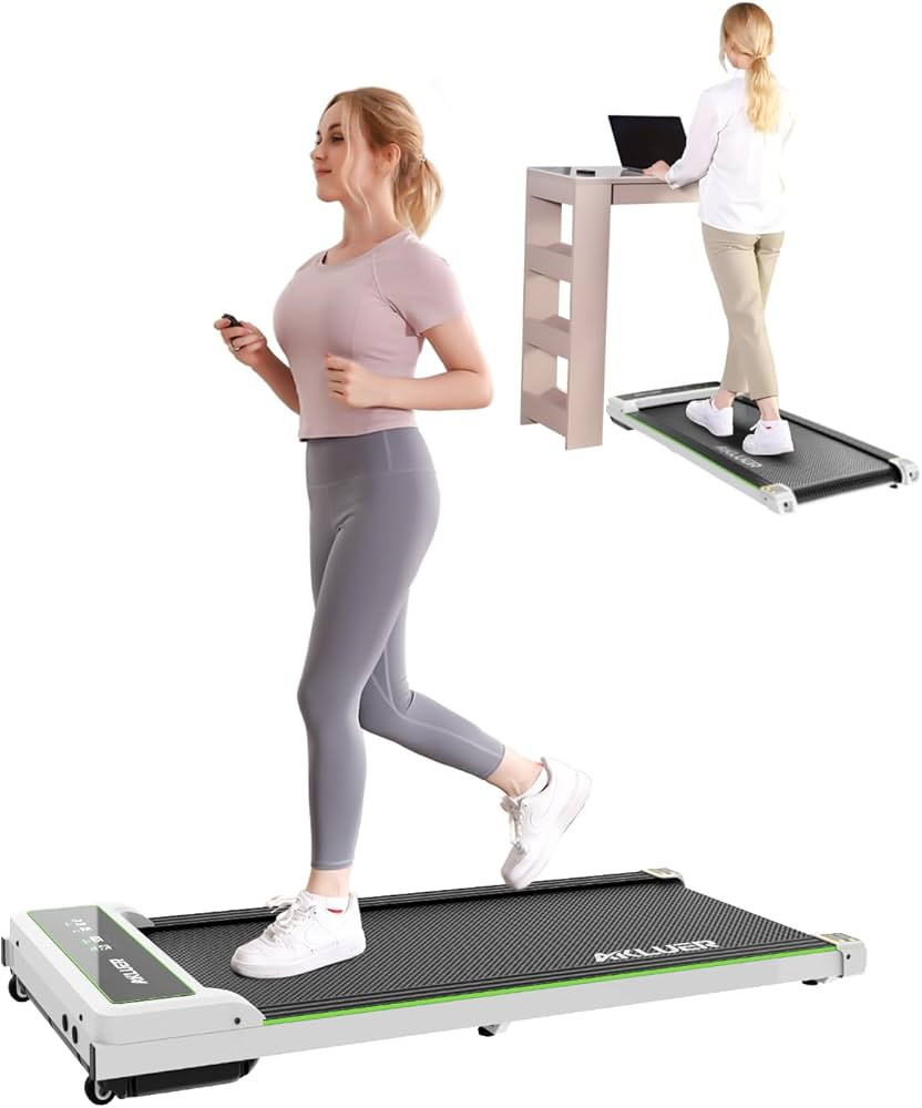 Walking Pad, AKLUER 2 in 1 Walking Pad Treadmill, 2.25 HP Under Desk Treadmill with 265 Weight Ca... | Amazon (US)