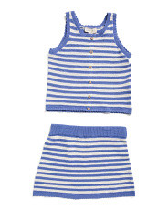 Big Girls 2pc Crochet Top And Matching Skirt Set | Marshalls