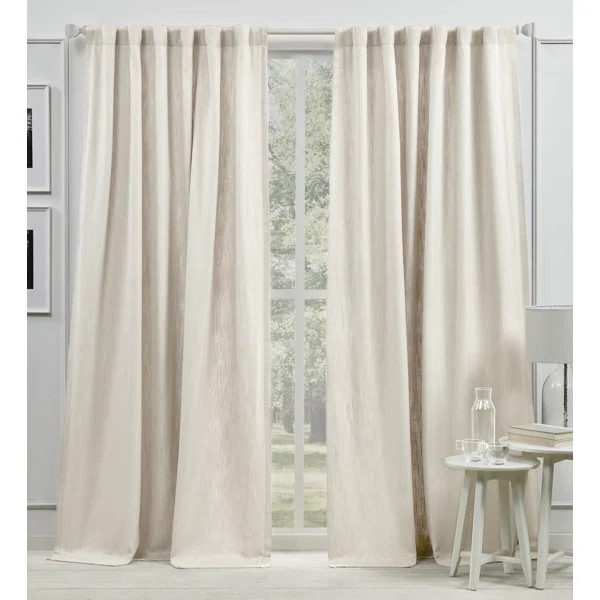 Lauren Ralph Lauren Vienna Light Filtering with Lining Back Tab/Rod Pocket Curtain Panel | Wayfair North America