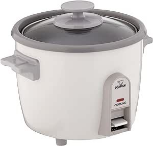 Zojirushi NHS-06 3-Cup (Uncooked) Rice Cooker, White (-WB) | Amazon (US)