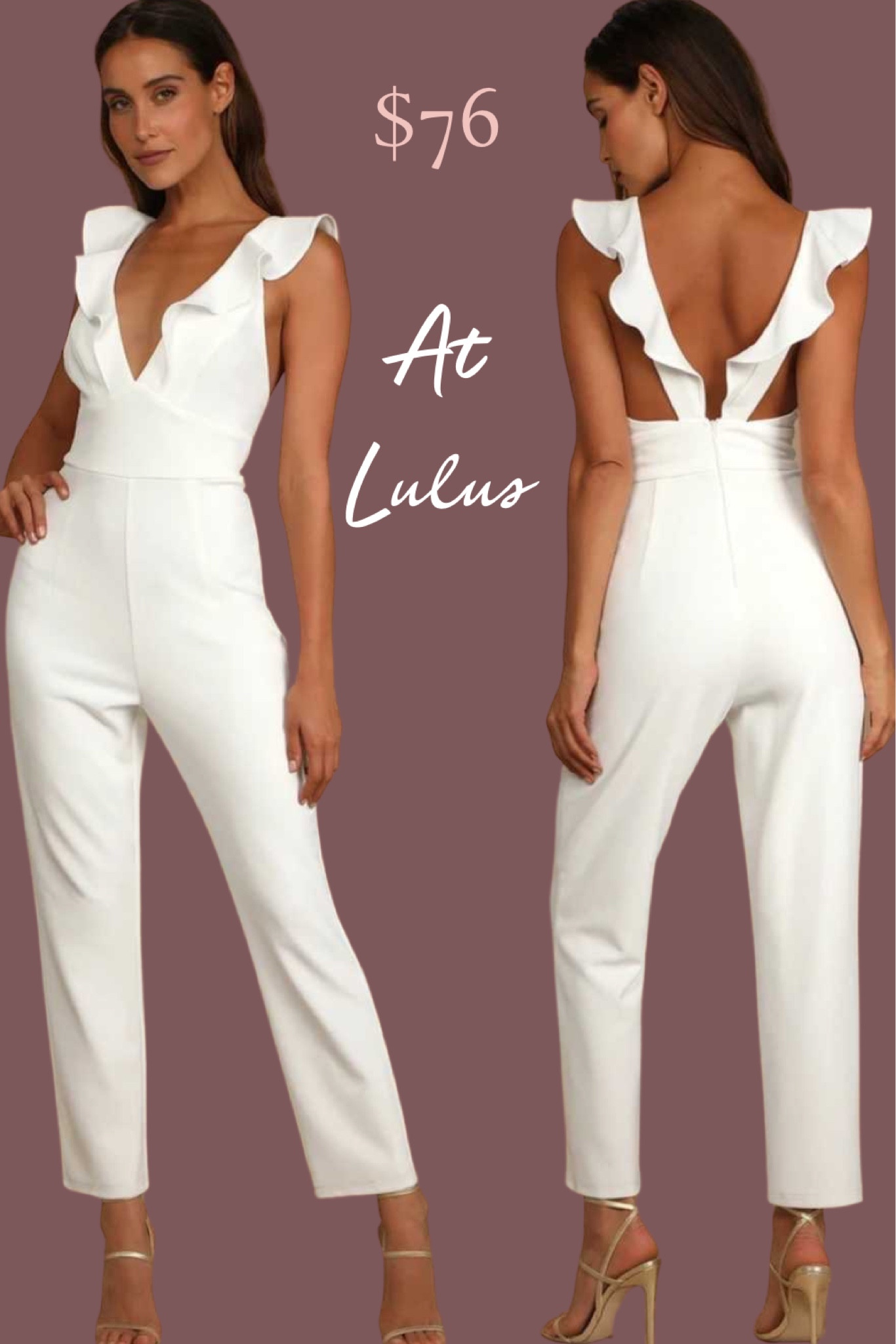 Bride favorite white jumpsuit at Lulus! Other colors too!

#weddingjumpsuit #bridaljumpsuit #vacationoutfit #summeroutfit #summerwedding

#LTKstyletip #LTKSeasonal #LTKwedding