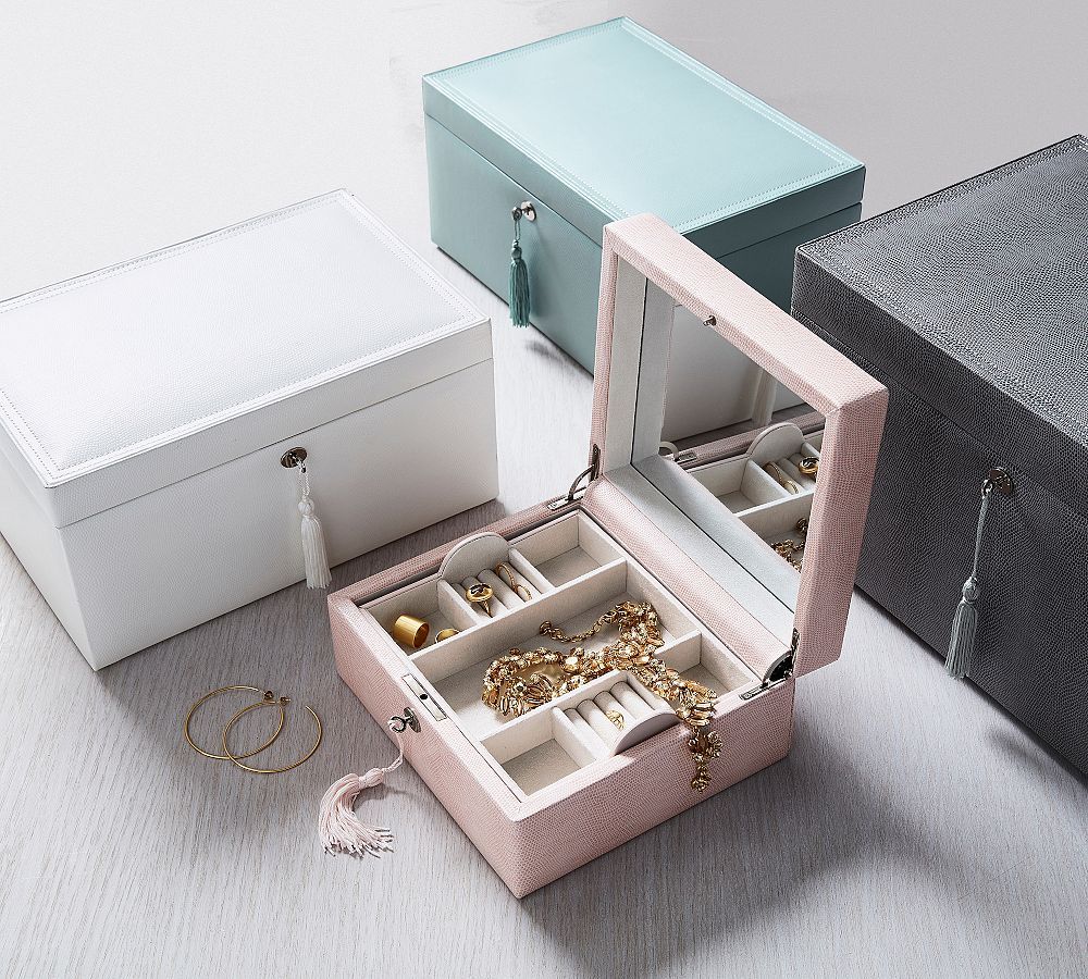 Mckenna Personalized Jewelry Box | Pottery Barn (US)