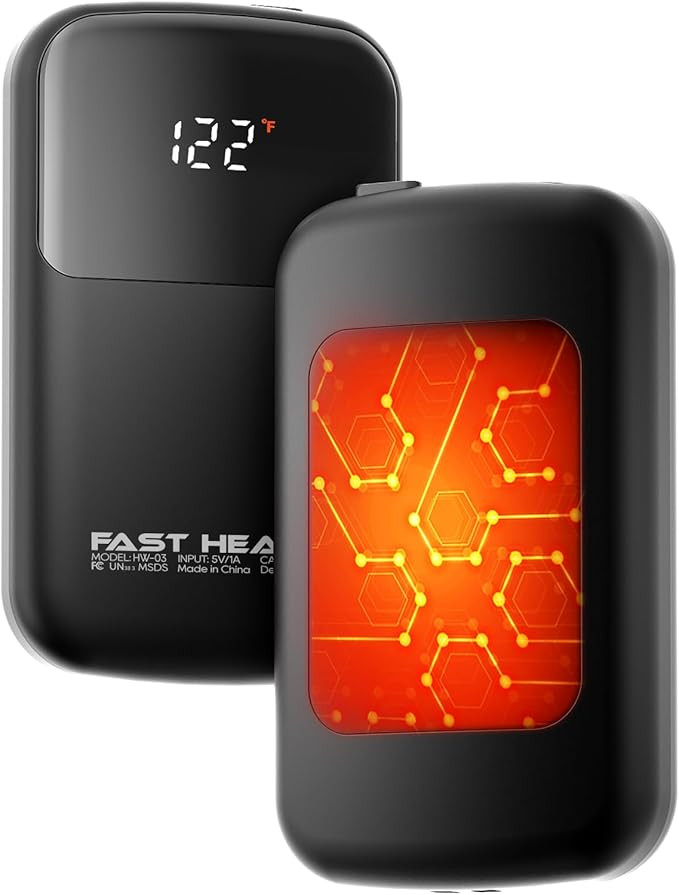 AI Hand Warmers Rechargeable with Gift Box, Electric Hand Warmer with LED Display Battery and Tem... | Amazon (US)
