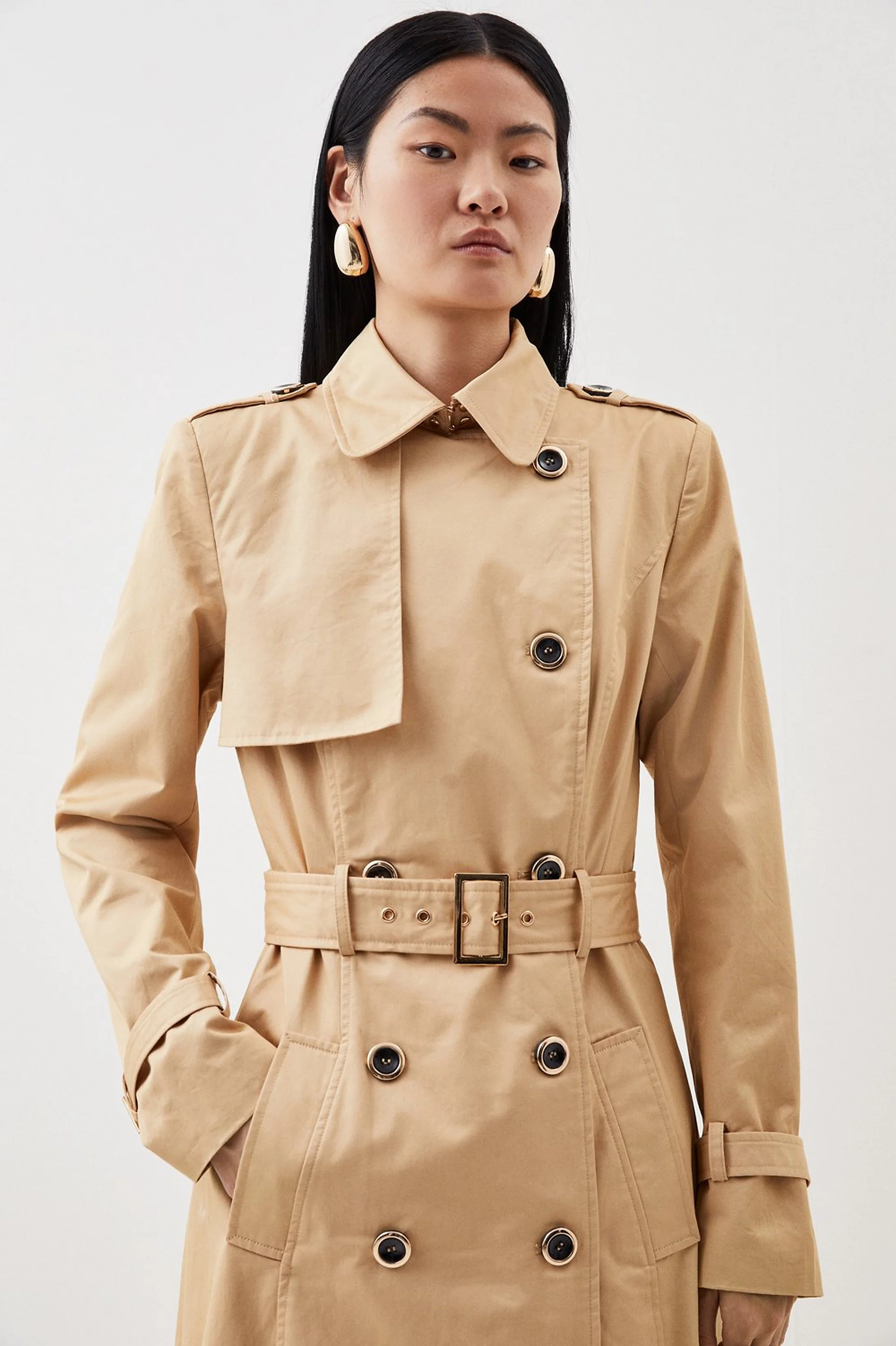 Tall Classic Belted Trench Coat | Karen Millen US