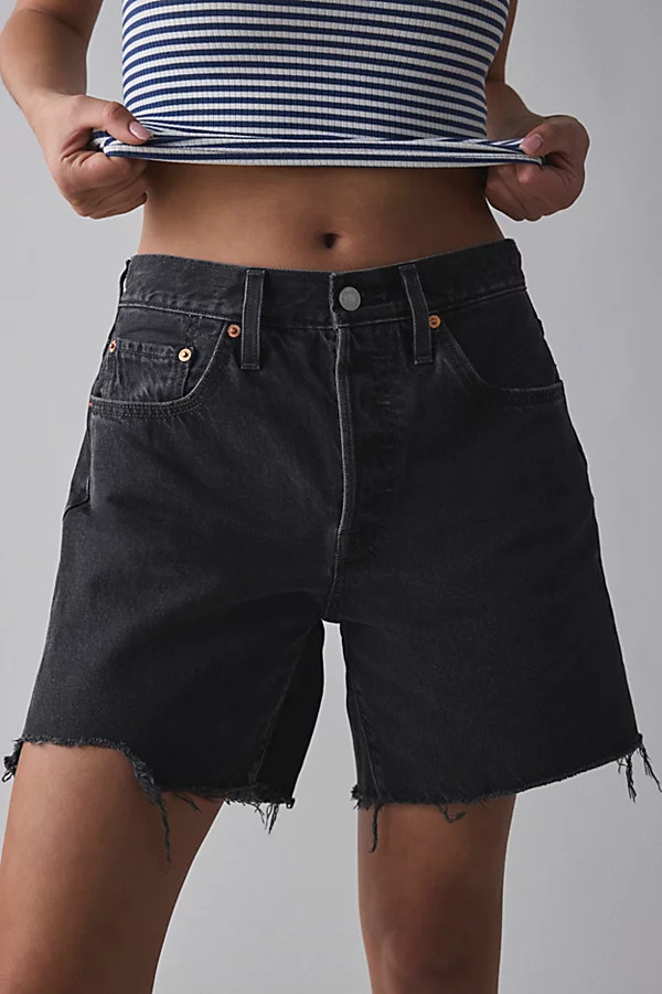 Levi's® 501 Mid-Thigh Cutoff Denim Shorts | Urban Outfitters (US and RoW)