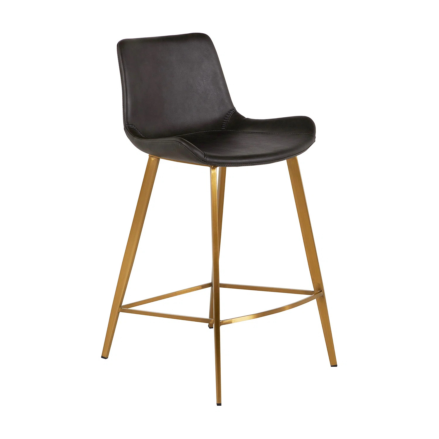 Hines Upholstered Counter Stool with Metal Frame | Wayfair North America