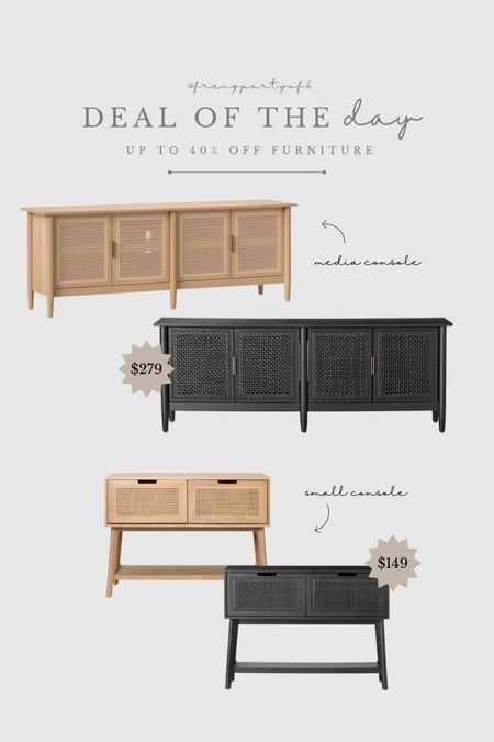 Up to 40% off Hearth and Hand furniture at Target! Including these media consoles and smaller consoles. Living room furniture, tv stand

#LTKhome #LTKsalealert